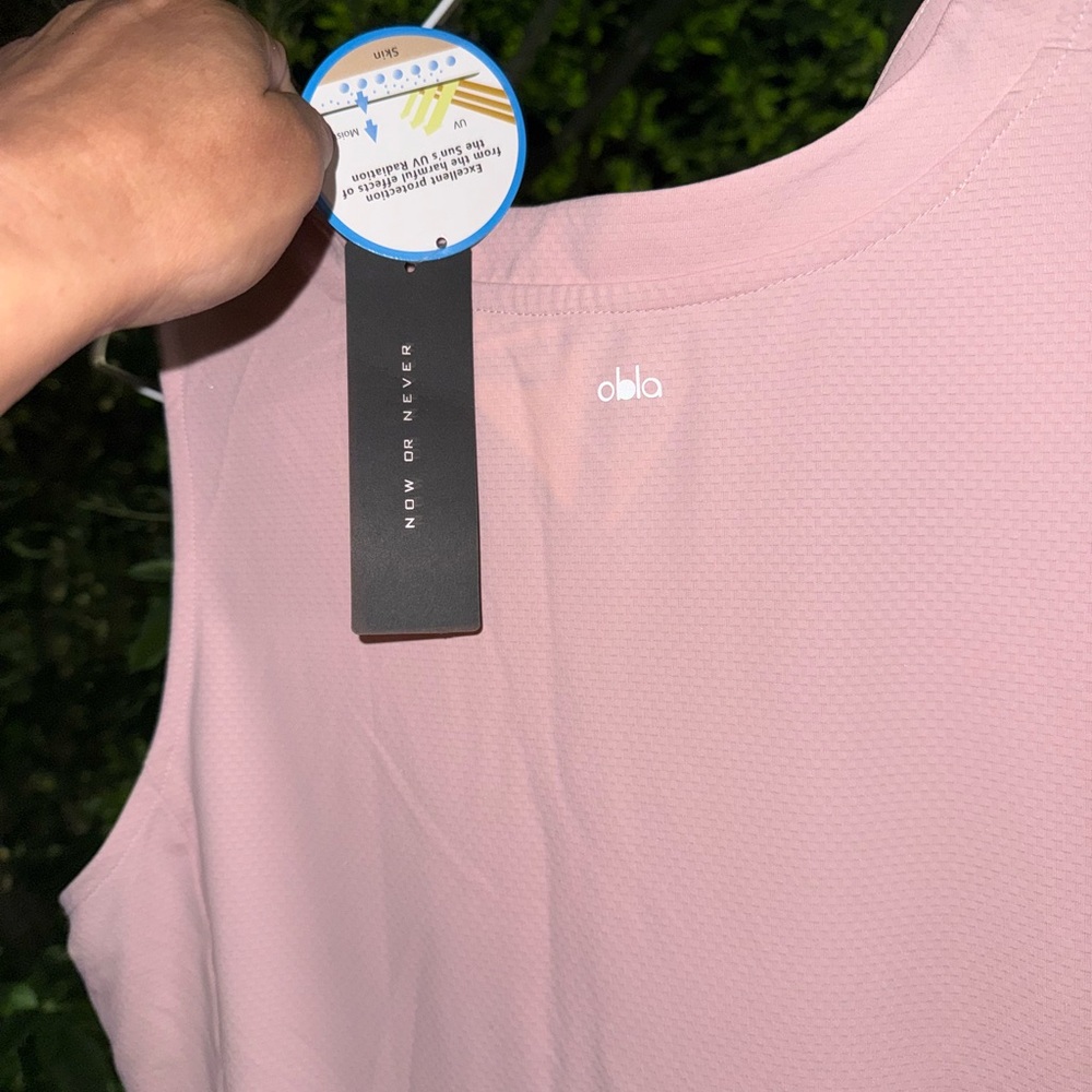 Obla Pink Sleeveless Top